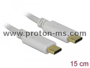 Delock USB Type-C™ Charging Cable 15 cm PD 5 A with E-Marker
