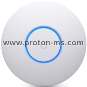 Access Point Ubiquiti UniFi nanoHD, 2.4/5 GHz, 300 - 1733Mbps, 4x4MIMO, PoE, Бял