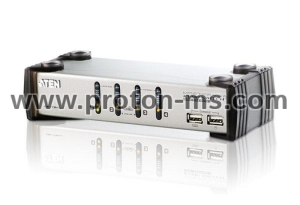 KVMP switch ATEN CS1734A 4-port, PS/2-USB, VGA/Audio