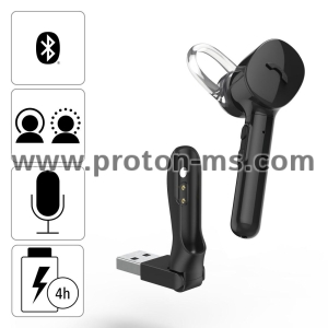 Hama Mono-Bluetooth® Headset “MyVoice1300”, Multipoint, Voice Control, black