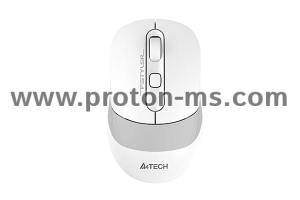 Wireless Mouse A4tech FG10S Fstyler Grayish White, White