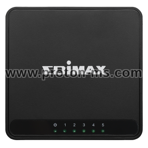 Суич EDIMAX ES-3305P V3, 5 портов, 10/100 Mbps