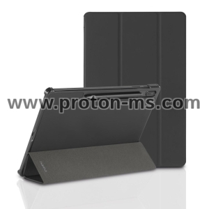 Калъф за таблет HAMA Fold, За Samsung Galaxy Tab S7 FE/S7+/S8+ 12.4", Място за пислка(S-pen), Черен