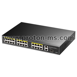 Switch Cudy FS1026PS1, 24-Port 10/100M PoE+ Switch 2 x Gigabit ports, 1 x SFP Slot
