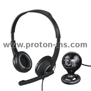 Headphones with microphone HAMA HS-P150, 139998 
