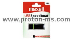 USB stick MAXELL Speedboat, USB 2.0, 16GB, Black