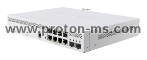Switch 8 port Mikrotik CSS610-8P-2S+IN, 8 x Gigabit Ethernet ports, 2 x SFP
