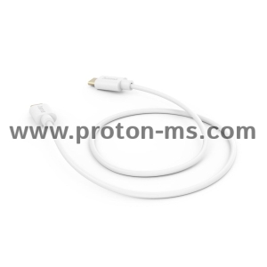 Hama Charging Cable, USB-C - USB-C, 1 m, white