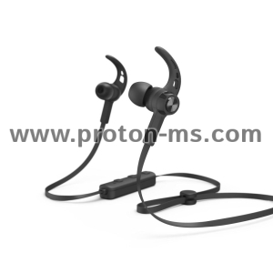 Hama "Freedom Run" Bluetooth® Headphones, In-Ear, Microphone, Ear Hook, black