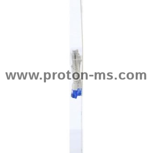 Мрежов кабел HAMA Flexi-Slim, U/UTP CAT 6a, 10 Gbit/s, RJ-45 - RJ45, 0.75 m, Бял