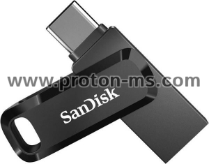 USB stick SanDisk Ultra Dual Drive Go, 128 GB, USB 3.2 1st Gen (USB 3.0), Black