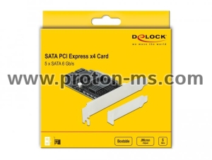 Controller Delock SATA PCI Express Card - 5 ports