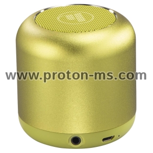 Hama Bluetooth® "Drum 2.0" Loudspeaker, 3,5 W, yellow-green