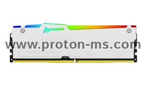Памет Kingston FURY Beast White RGB 64GB(2x32GB) DDR5 5200MHz CL36 AMD EXPO, KF552C36BWEAK2-64