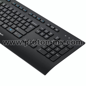 Клавиатура Logitech K280e, USB, Черна
