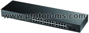 Switch ZYXEL GS1900-24, 24 port managed, Gigabit, Rack-Mount