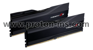 Memory G.SKILL Trident Z5 Black 32GB (2x16GB) DDR5 6400MHz CL32 F5-6400J3239G16GX2-TZ5K 1.40V, Intel XMP