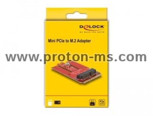 Adapter Delock Mini PCIe to M.2 Key E slot