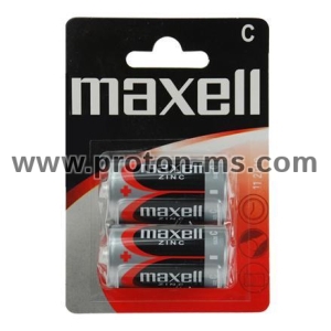 Цинк Манганова батерия MAXELL R14 /2 бр. в опаковка/ 1,5V