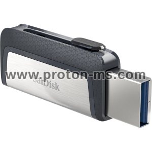 USB stick SanDisk Ultra Dual Drive, 256GB, USB 3.0, Type-C