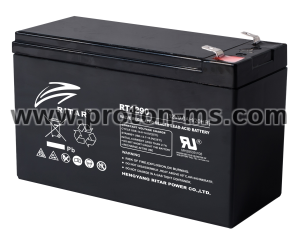 Lead Battery (RT1290) AGM 12V / 9Ah  - 151 / 65 / 94 mm T2 RITAR