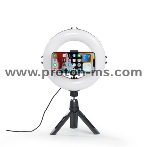 Hama "SpotLight Smart 80 II" LED Ring Light, Set for Smartphone and Tablet