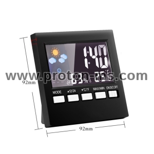Електронен часовник, метеостанция и календар 2159T, Часовник с термометър и хигрометър