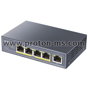 Switch Cudy GS1005P, 5-Port Gigabit POE+ Switch with Uplink Ports
