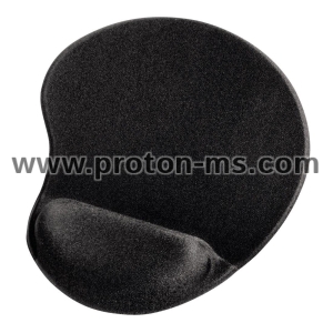 Mouse Pad HAMA, Ergonomic 54779, Textile, Black