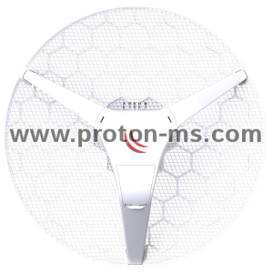 Dual chain 18dBi 2.4GHz CPE/Point-to-Point Integrated Antenna 