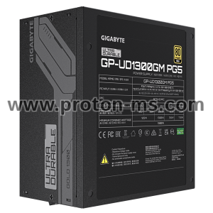 Power Supply Gigabyte UD1300GM PG5, 1300W, 80+ GOLD, Modular, PCIe 5.0 Ready