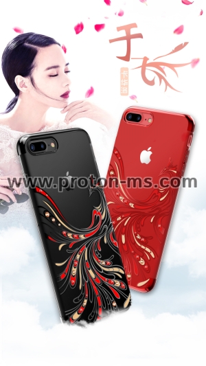 Луксозен Ултра Тънък Кейс за iPhone 7 / 7S Luxury Phone Case Ultra Thin Slim Cover Fashion  Red Phoenix