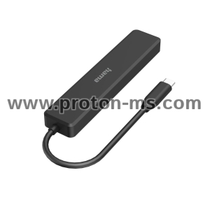 USB-C, 5-портов хъб, HAMA-200117