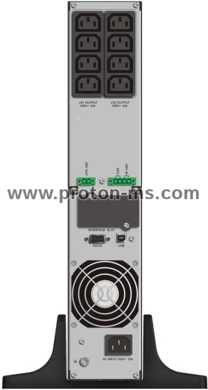 UPS POWERWALKER VFI 2000RT HID LCD, 2000VA, On-Line