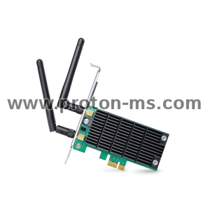 Wireless Adapter TP-LINK Archer T6E , AC 1300, Dual band, PCI-EX, 2 external antennas
