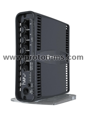 Router MikroTik hAP ax2 C52iG-5HaxD2HaxD-TC, 2.4/5GHz, Eternet LAN, Black