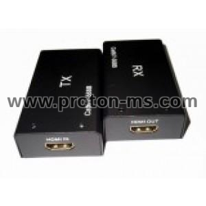 HDMI Extender (amplifier) ESTILLO HDEX002M1, amplifies HDMI signal up to 60 m via UTP cable