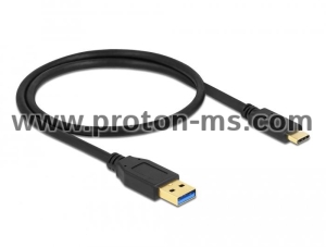 Delock Charging/Data Cable, USB Type-C, 0.5 m, USB 3.2