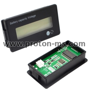 Панел 12V 24V 36V 48V Високо Прецизен LCD Индикатор за капацитета на батерии, дигитален волтметър тестер