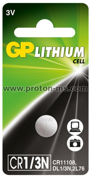 Lithium battery CR-1 / 3N 3V for glucometers and photo GP DL1 / 3N