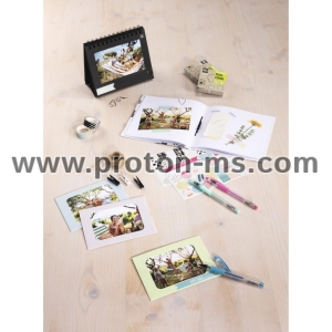 Hama Creative Kit, Create your own Spiral Album with Accessories, DIY Photo Gift Idea