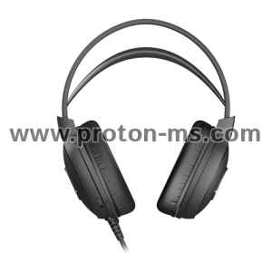 Headphones A4TECH Fstyler FH300U, USB, RGB, Microphone, ANC, Black