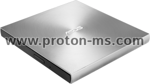 Външно USB DVD записващо устройство ASUS ZenDrive U7M Ultra-slim, USB 2.0, Сив