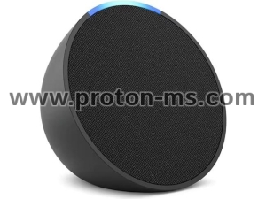 Amazon Echo Pop Full sound compact smart speaker with Alexa, Charcoal