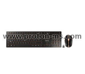 Keyboard Set CHERRY DW 9100 SLIM, Wireless, Black/Bronze
