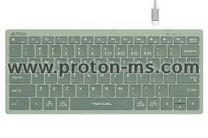 Keyboard FBX51C FSTyler, Bluetooth & 2.4G Wireless KB, Matcha Green