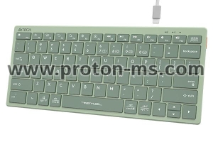 Безжична клавиатура A4TECH FBX51C FStyler, Зелен