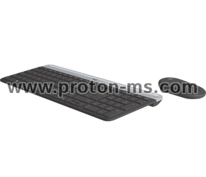 Wireless Keyboard and mouse set Logitech MK470, Black