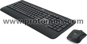 Wireless Keyboard and mouse set Logitech MK540, 2.4 GHz, Black