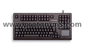 Compact wired keyboard CHERRY G80-11900 with touchpad, black